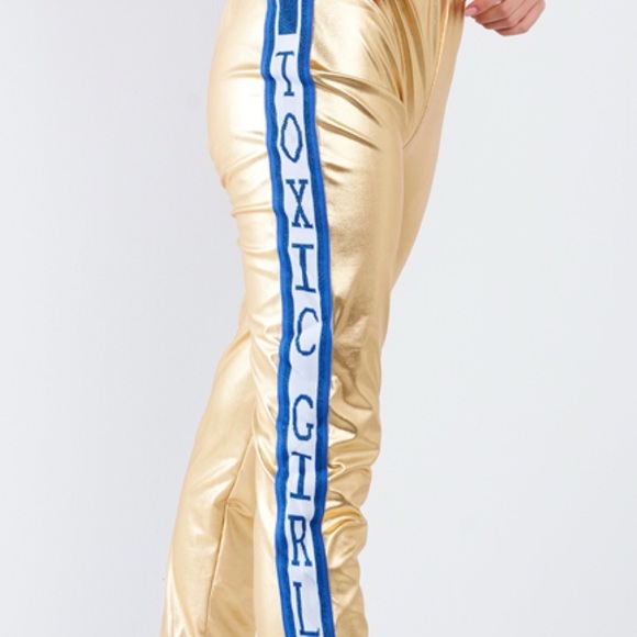 🛍HP🛍  METALLIC “TOXIC GIRL“ 2 PIECE TRACK SET - Picture 5 of 6